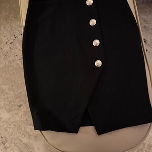 Maje Black Mini Skirt